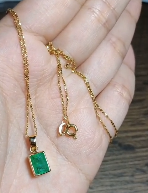 Gemologist inspecting a stone